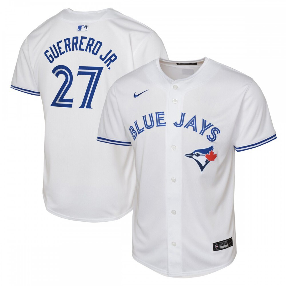 Vladimir Guerrero Jr. Toronto Blue Jays Youth Home Limited Player Jersey - White-Pro Kit Vault | Brand New 26/27 Sports Jerseys